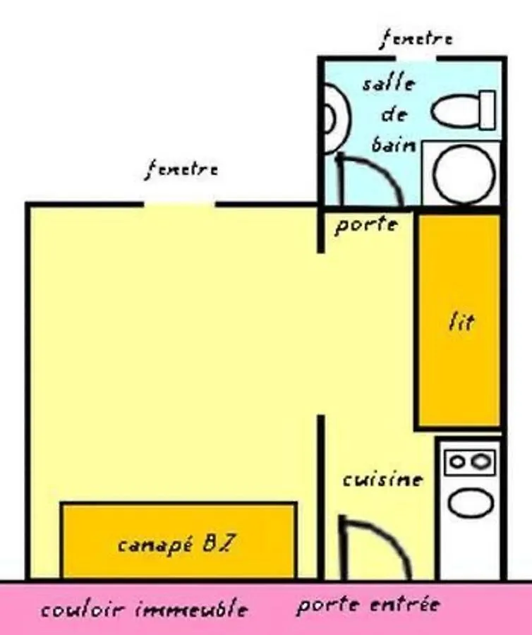 Studio Cosy A Uvernet Fours / 15 M² / Vue Montagne 0*, Uvernet-Fours